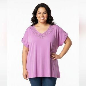 Knit Studio Purple Shirt